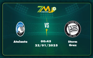 atalanta sturm graz 22 01 c1 - Soi kèo trận đấu Atalanta vs Sturm Graz Cuộc chạm trán đầy thú vị tại Champions League