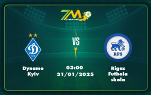 dynamo kyiv rigas futbola skola 31 01 c2 - Nhận định soi kèo Dynamo Kyiv vs Rigas Futbola Skola Sức mạnh vượt trội từ đại diện Ukraine