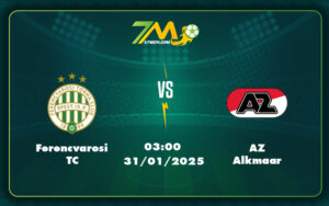 ferencvarosi tc az alkmaar 31 01 c2 - Phân tích và soi kèo trận đấu Ferencvarosi TC vs AZ Alkmaar - Cuộc chiến tại C2