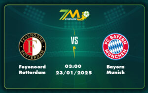 feyenoord rotterdam bayern munich 23 01 c1 - Feyenoord Rotterdam vs Bayern Munich Soi kèo hấp dẫn vòng đấu Champions League