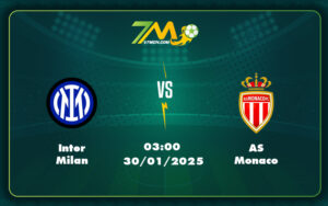 inter milan as monaco 30 01 c1 - Nhận định và soi kèo Inter Milan vs AS Monaco Lợi thế nghiêng về đội chủ nhà