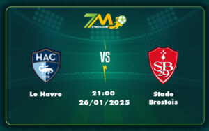 le havre stade brestois 26 01 ligue 1 - Soi kèo Le Havre vs Stade Brestois Cuộc đối đầu cân não tại Ligue 1