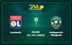 lyonnais ludogorets razgrad 31 01 c2 - Nhận định soi kèo trận đấu Lyonnais vs Ludogorets Razgrad Cơ hội cho Lyonnais khẳng định sức mạnh