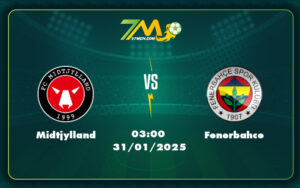 midtjylland fenerbahce 31 01 c2 - Nhận định soi kèo Midtjylland vs Fenerbahce Cuộc chạm trán đầy hấp dẫn tại C2